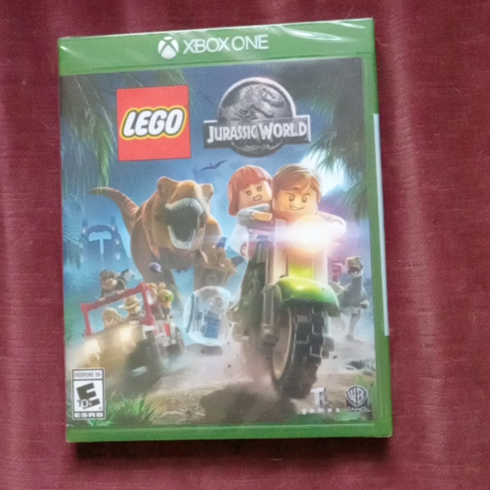 Sealed lego jurassic world Xbox one game